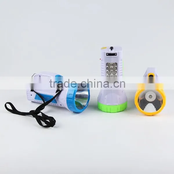 JA-1958 1W Led Torch Flashlight With 12led Side Light photo-3
