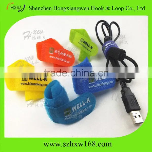Coaxial Cable hook loop tape