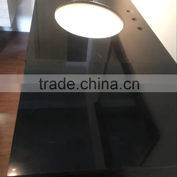 Artificial Black Stone Quartz Counter Top/marble Composite Quartz Countertop, Man-made Quartz Stone Kitchen Countertops