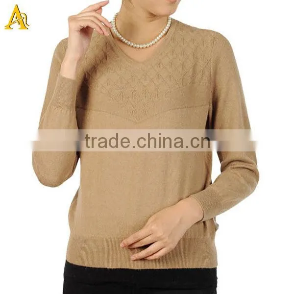 Latest Computer Knitted Sweater for Old Women