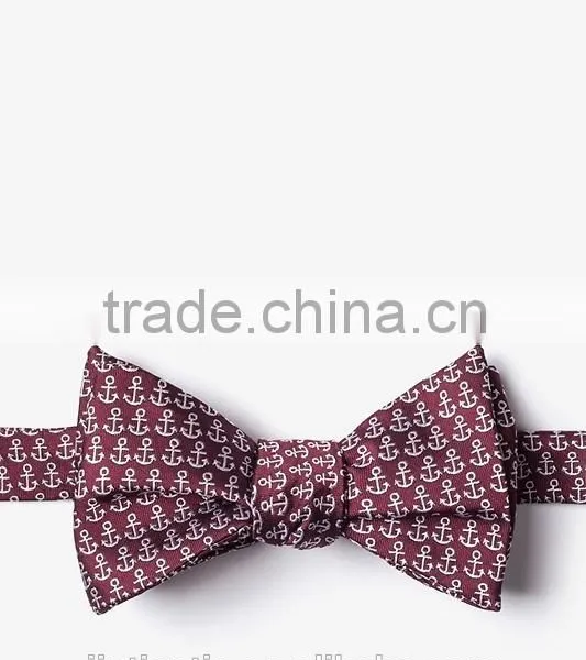 2016 Novelty Self Tie Silk Bow Ties With Custom Logo for Men photo-3