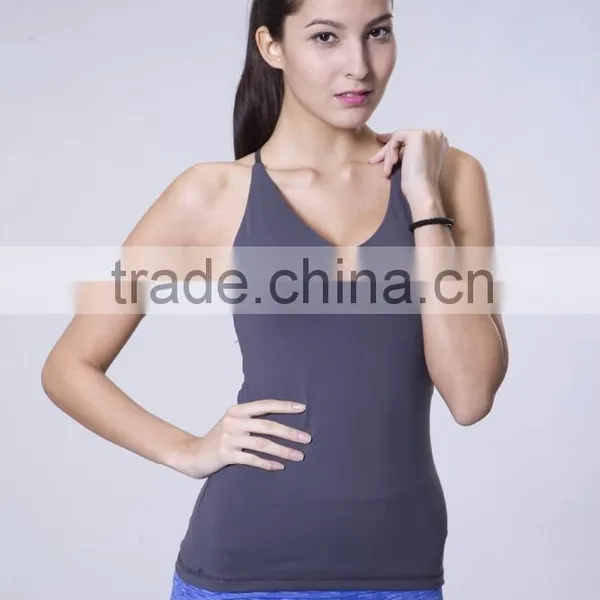 Women Sexy Tank Yoga Workout Fitness Wear Sports Top photo-4