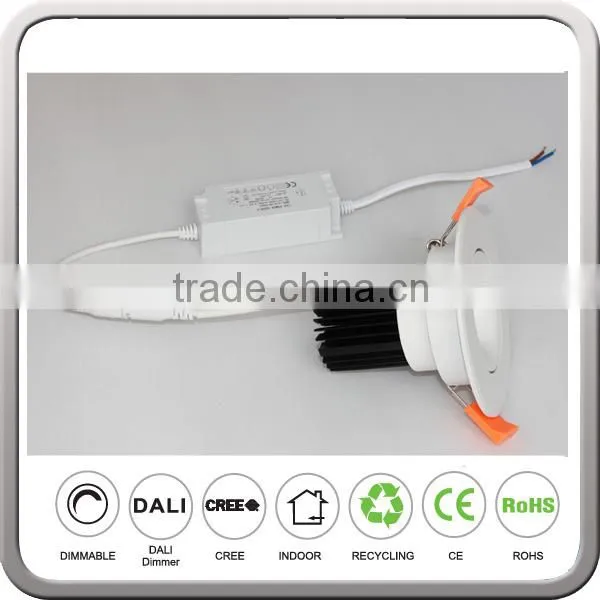 Rotatable 12W LED Downlight Cob Commercial Lighting With 3 Inch 80mm Cuthole photo-3