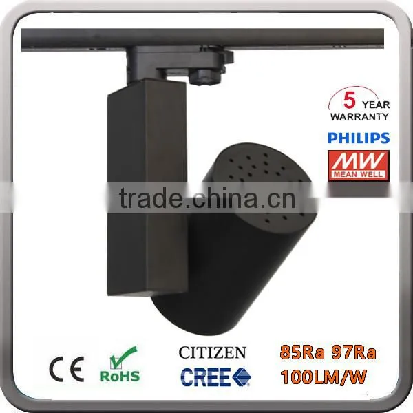 Track Rail Lamp 100LM/W 97Ra COB LED Track Light 30W 35 Watt With Philips Driver 5 Years Warranty photo-3