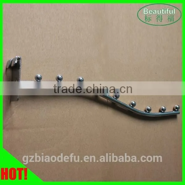Gridwall Hanging Rail Clothing Store Fixture,Waterfall Hook