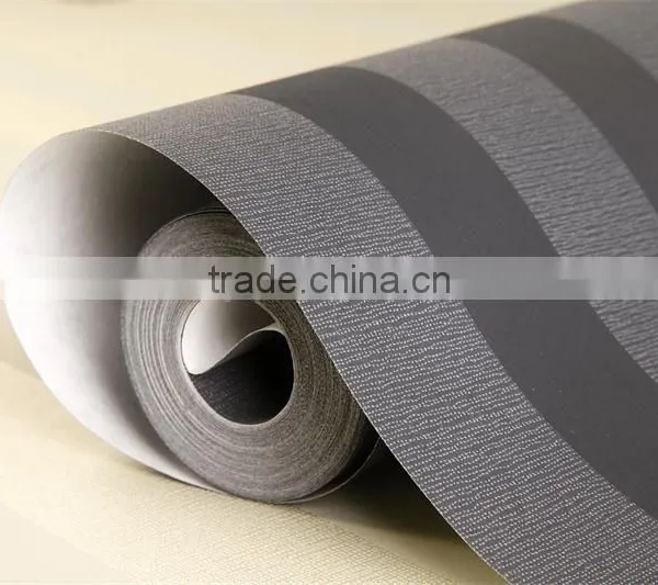 Newest Striped Non Woven Wallpaper for Home Decor Living Room photo-5