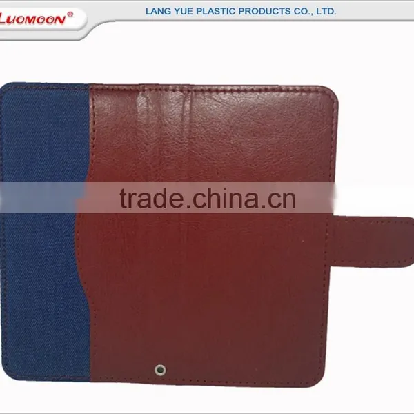 Two Color Universal Mold Make Denim Leather Cell Phone Case for Oppo R831k f1 R831 f1 Plus photo-6