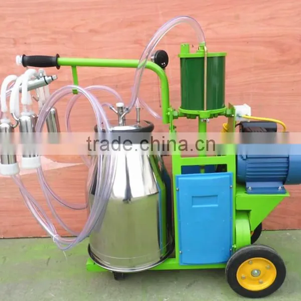 Factory Directly Cow Milking Machine With Stainless Steel Bucket photo-2