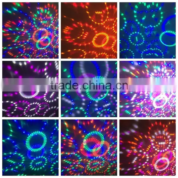 Latest Style 360 Degrees Rotating LED Crystal Magic Ball Light Chrysanthemum RGB Mini Disco DJ Ball Stage Lighting Wholesale photo-3