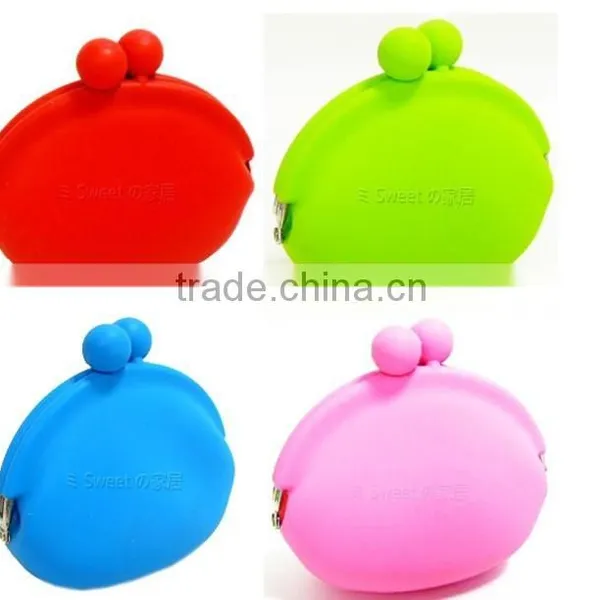 Ebey Hot Selling Silicone Rubber Change Purse,silicone Purse