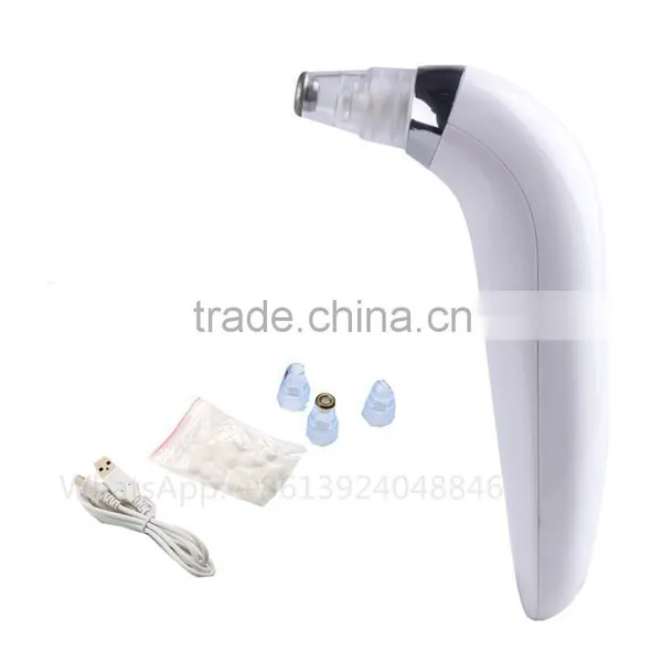 Portable Home Use Micro Crystal Blackhead Removal Facial Suction Beauty Vacuum Machine Blackhead Remover Tool photo-5