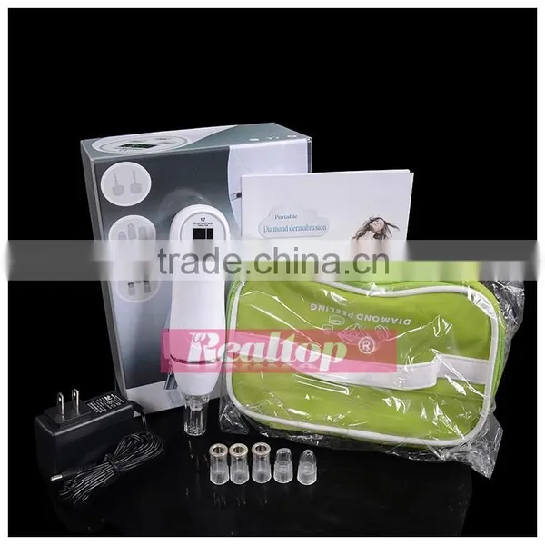 2 In1 Mini Diamond Microdermabrason Machine Peeling Dermabrasion Skin Care Spa Device Peeling Device Clean Pore photo-2