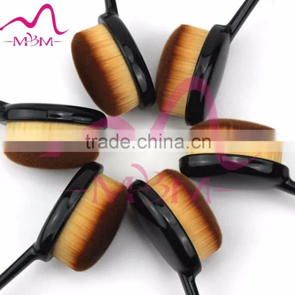 Wholesale Makeup Sets Plastic Handle Beauty Oval Cream Puff Powder Brush