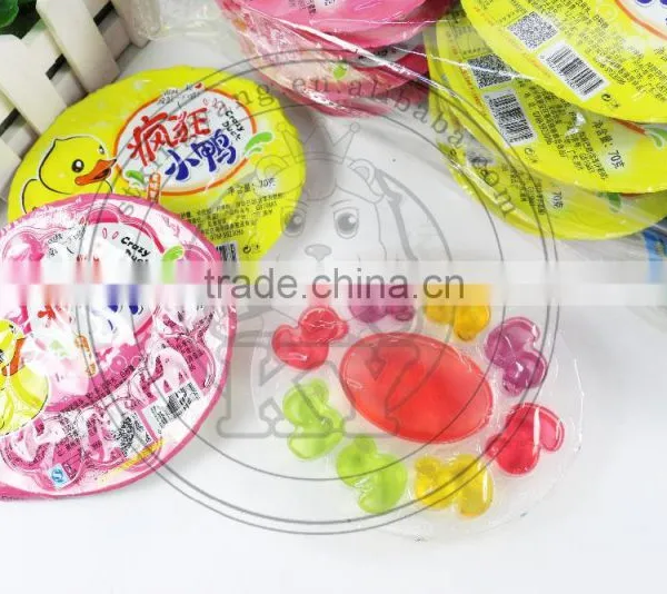 Halal Assorted Fruity Flavor Crazy Duck Shape Jelly Gels Candy photo-4