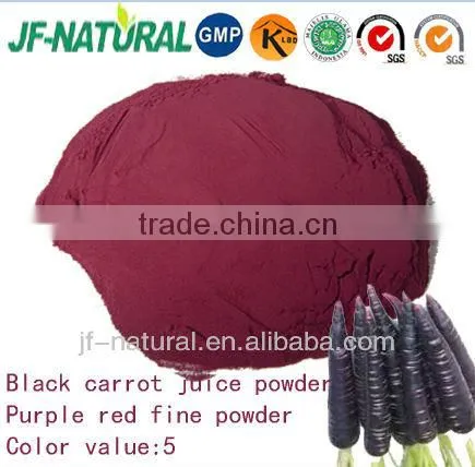 Black Carrot Juice Powder Anthocyanidins Color GMP