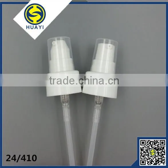 24mm Cosmetic Mist Sprayer Cream Pump,white Plastic 24/410 Lotion Pump photo-3