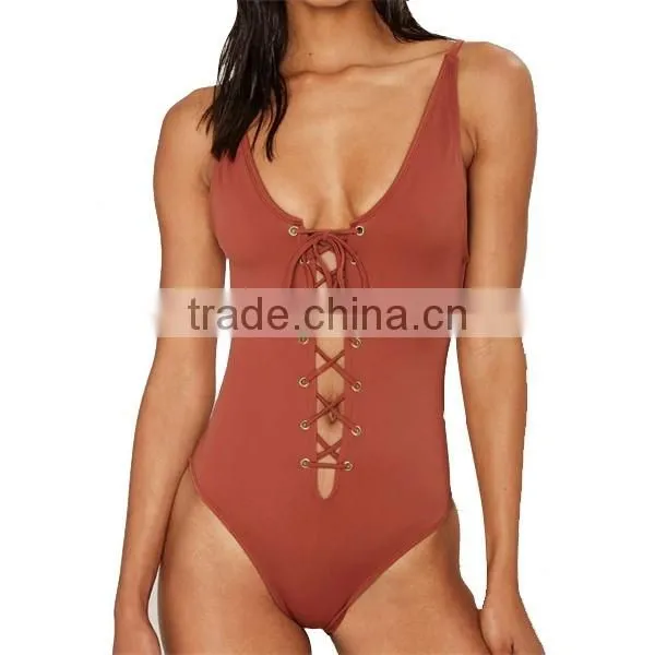 One Piece Swim Suit Custom Swimwear Women OEM photo-5