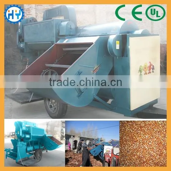 Large Tractor Bean Sorghum Threshing Machine photo-3