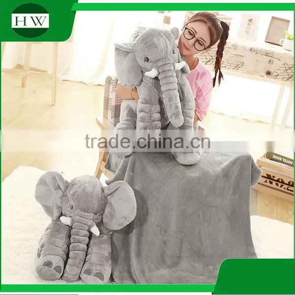 Promotional Custom Baby Children Kids Body Sleep Soft Plush Elephant Pillow Toy photo-4