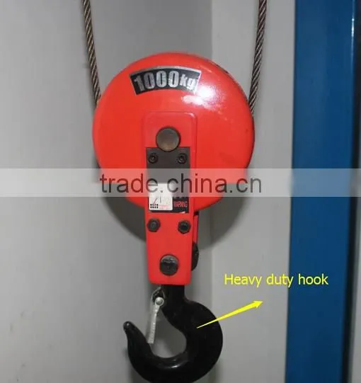 380v 0.5ton 6m Electric Wire Rope Pulling Hoist photo-4