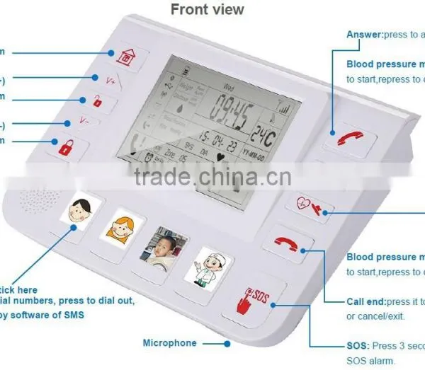 Medical Elderly Alarm Monitoring System GSM Auto Dialer photo-4