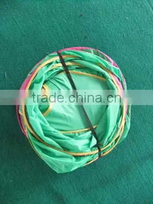Free Sample 2016 Purple 190T Polyster Cat Tunnel With Plastic Ball Toy Pet Toy Cat Playing Tunnels photo-5