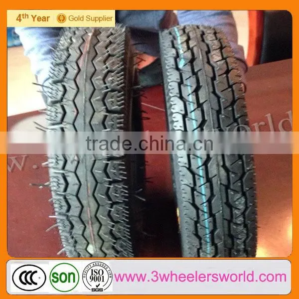 China Bajaj Three Wheeler Tyres 4.00-12/ 4.50-12 Tuk Tuk Bajaj Tyre photo-1