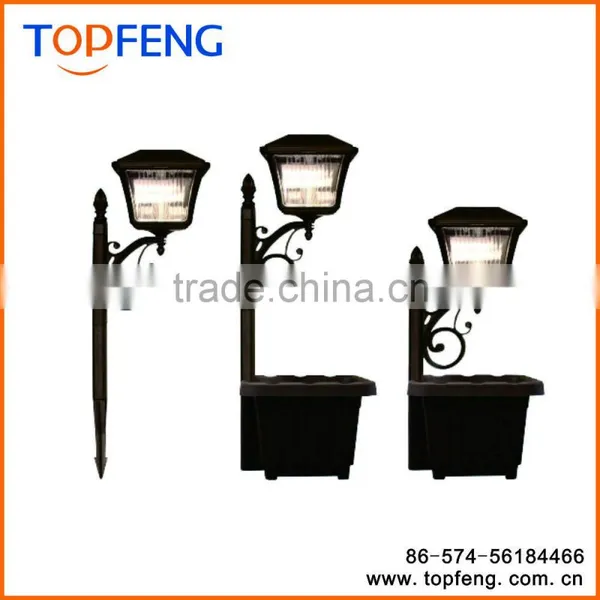 3 In 1 Solar Lantern With Mini Planter With Adjustable Height photo-2