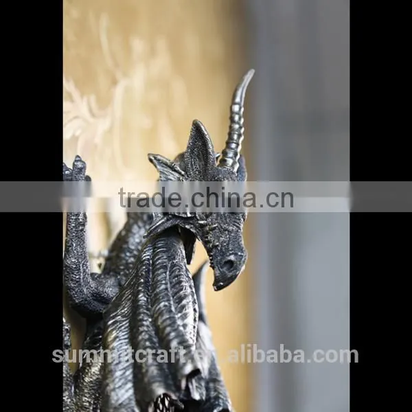 3d Wall Decor Artificial Resin Wall Hanging Dragon Figurine photo-3