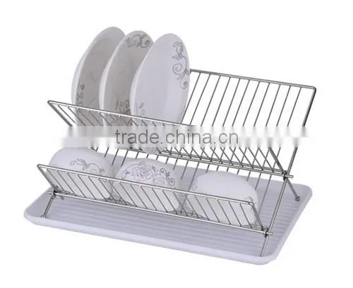 Full Metal Oblique Kitchen Dish Rack photo-2