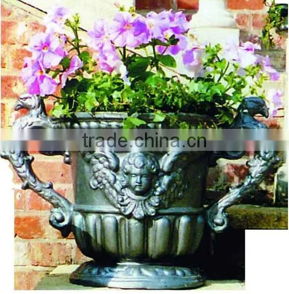 Cast Iron Flowerpot Iron Casting Flowerpot for Decoration,garden Flowerpots photo-6