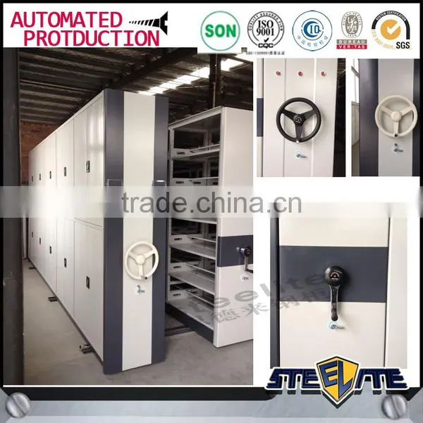 Automatic System High Quality Metal File Cabinet Dividers Library Mobile Shelving photo-5