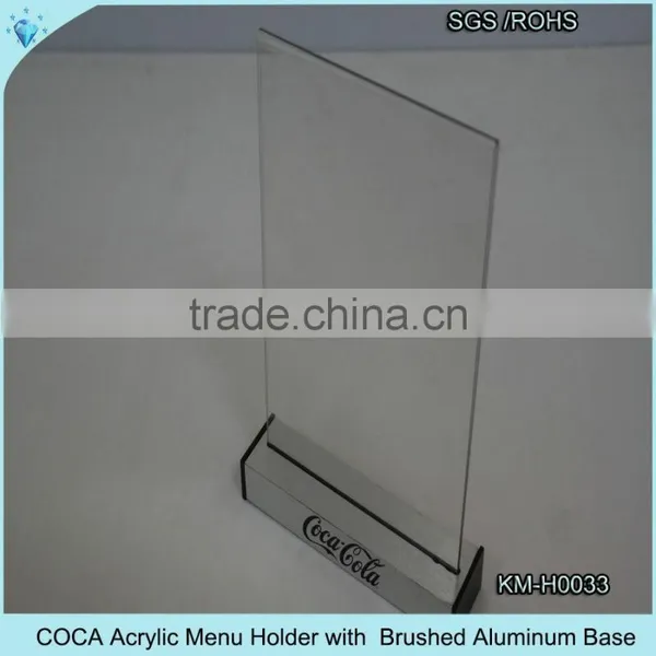 Acrylic Hot Bend Desk Menu Holder photo-3