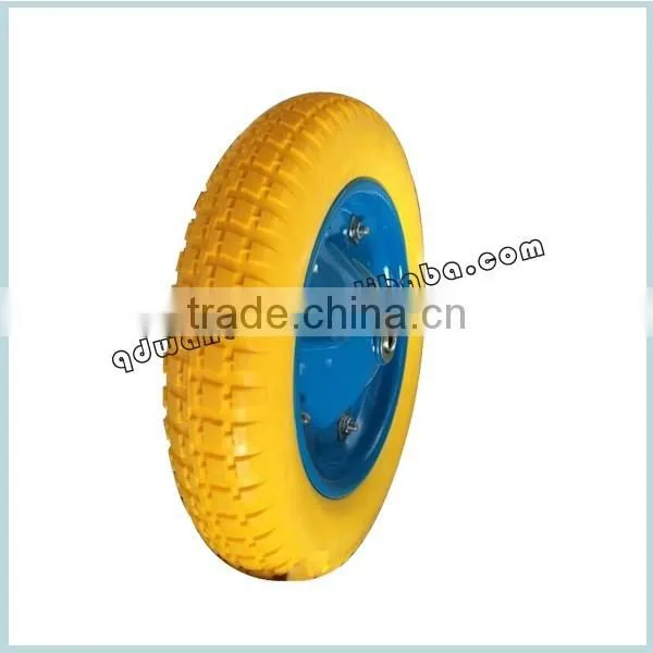 Manufacture pu Wheelbarrow Wheel 4.00-8 photo-4