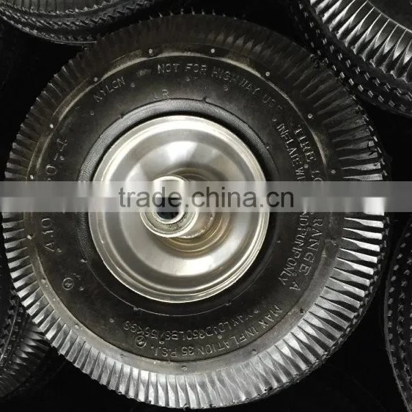QingDao High Quality 3.50-4 Rubber Wheel for Wheelbarrow photo-3