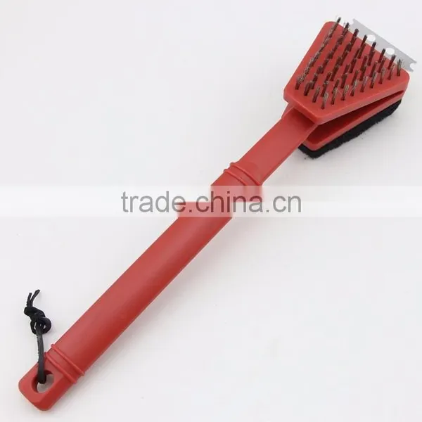 Long Handle Cleaning Brush for Grill With Two Functions photo-4