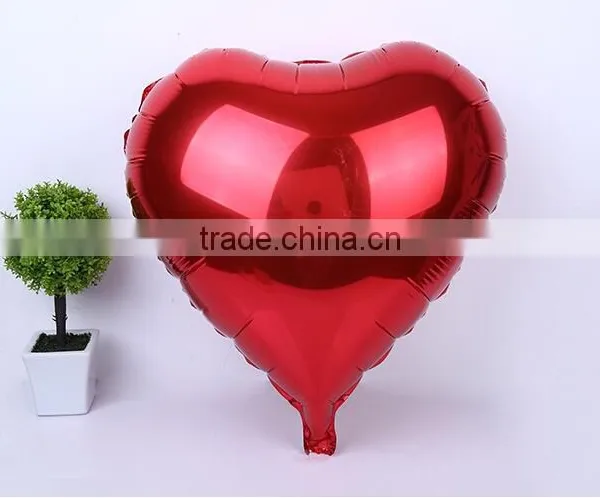 Metallic Heart Shape Helium Inflatable Foil Balloons Party Decoration Foil Balloons Wholesale photo-3