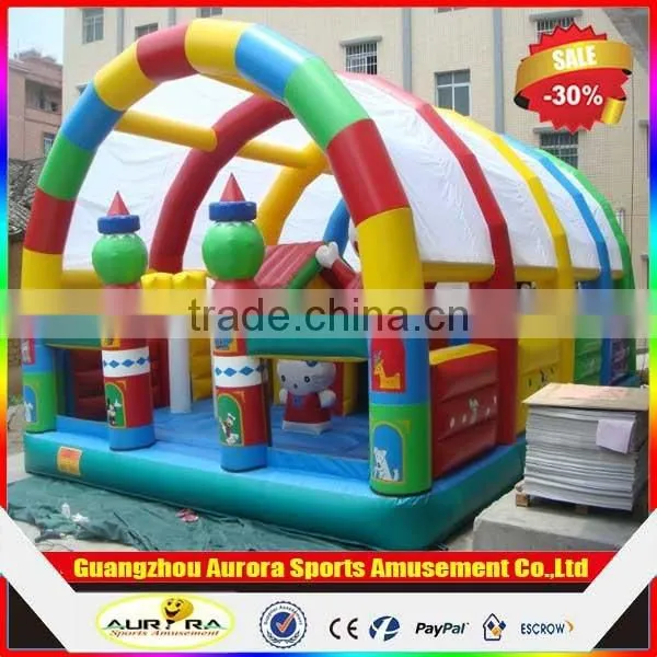 Funny and Popular Inflatable Amusement Park for Kids Play photo-2