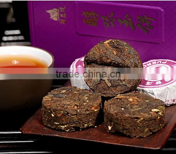 Sticky Rice Flavor Mini Puer 5g per Piece Fragrant Mini Cake,Glutinous Rice pu Erh Tuo Mini Puer Tea photo-3