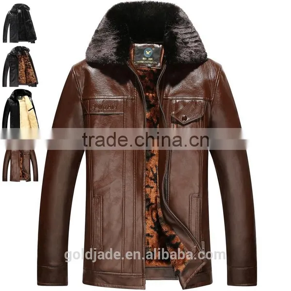 Customized Manufactorying Middle-aged and Elder Man Father-wear Fur Coats Jackets With Fur photo-4