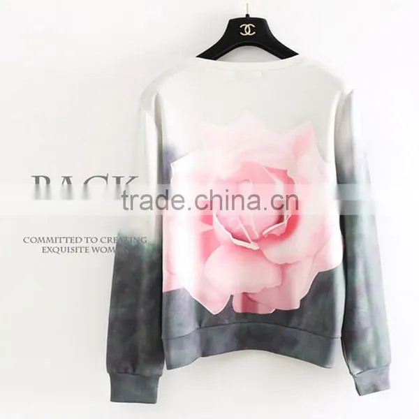 Wholesale Custom Sublimation Printed Men Winter Sweatshirt / Team Polyester Sports Sweatshirt photo-2