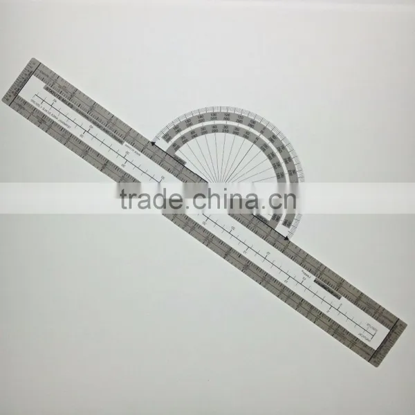 Kearing Brand Manufacture High Quality Transplant Flexible Fixed Plotter, Plastic Aviation Ruler for Pilot Training # CP-1 photo-2