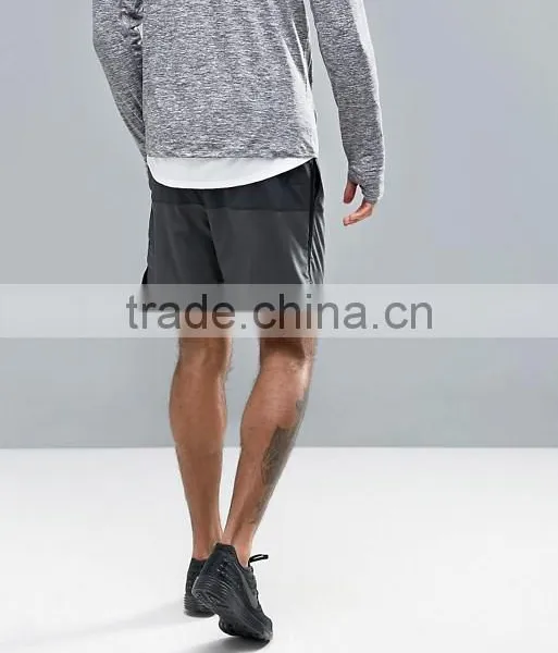 High Quality New Design Custom Drawstring Waistband 100% Polyester Gym Wear Men's Breathable Fashion Sport Running Shorts photo-2