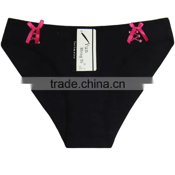 Yun Meng Ni Underwear Cute Bows Girls Cotton Panties Sexy Women Panty photo-6