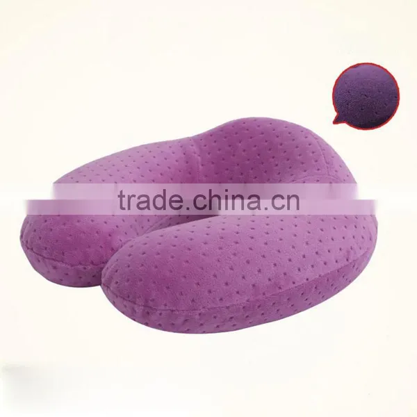TP089 2016 Hot Selling U Shape Memory Personalized PortableTravel Neck Pillow photo-2