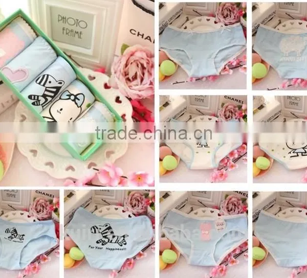 2017 New Girls Underwear Gift Box Ladies Underwear Cute Cotton Underwear photo-3