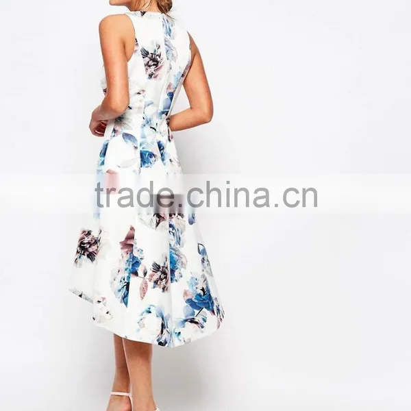 Hot Selling New Collection Comfortable Floral Print Casual Dress for Women photo-3