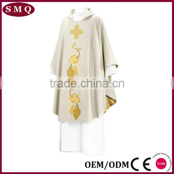 2017 Factory Supply Jacquard Costume Wholesale Purple Chasuble photo-4