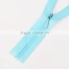 Drop Water Slider Lace Tape A/L O/E 3# Invisible Nylon Zipper photo-3