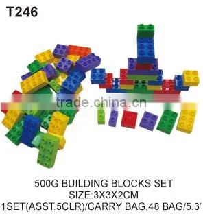 500g Colorful Connect Tube Plastic Educational Building Blocks Shapes Toy For Kids photo-6